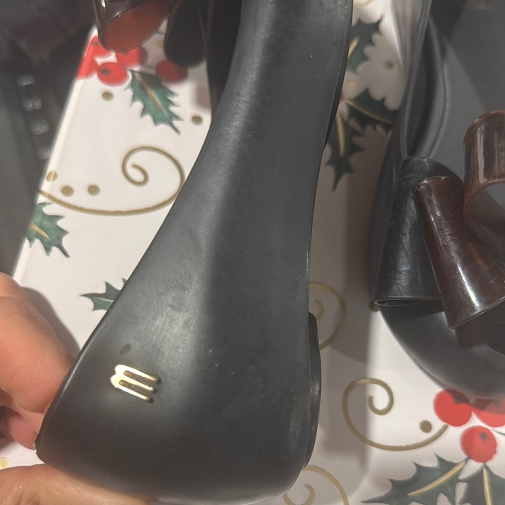 ME Makeover Essentials Women's Black Flats with Brown Bow - Picture 5 of 6